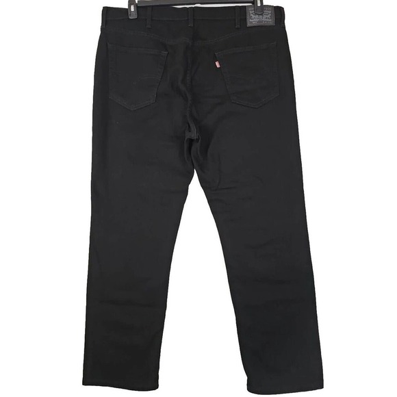 Levi's 541~Men's Size 42 x 32~Black Denim Athletic Water Less Jeans Cotton Blend - Picture 8 of 12
